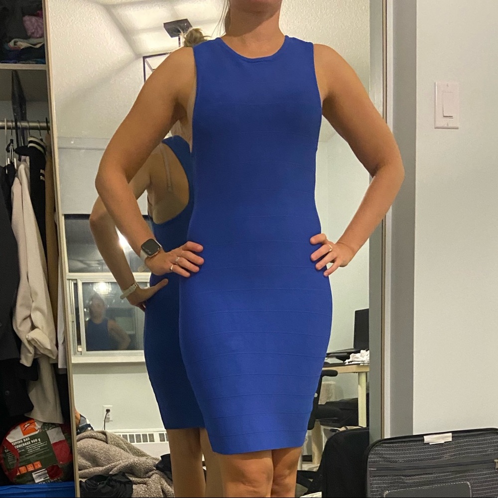 Guess blue cocktail dress size medium